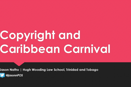Presenting on Copyright and Caribbean Carnival